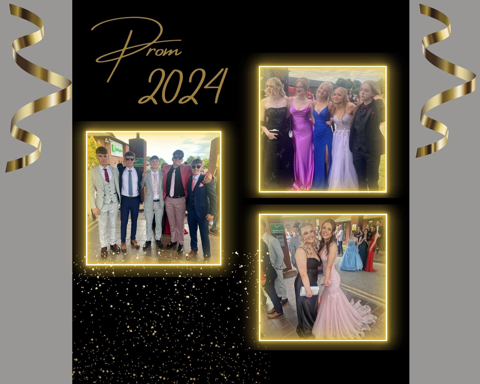 Photos of students attending their Prom 2024