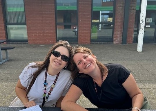 Staff members enjoying some Summer School planning.