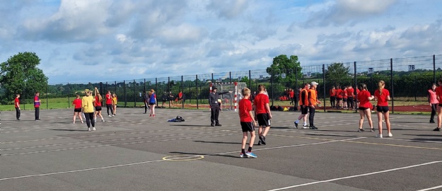 Students participating in sports day 203 