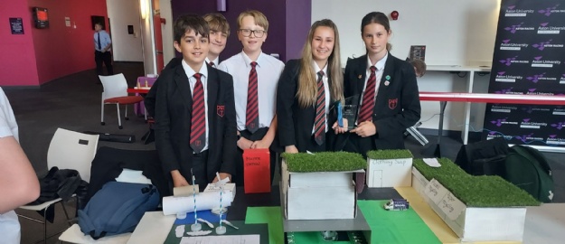 Our year 8 students created a model environmentally friendly school on an Island.